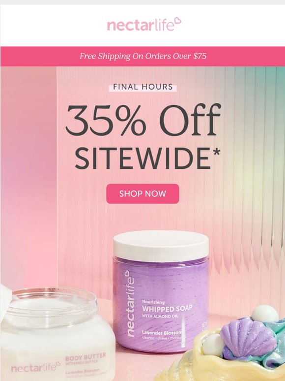 Last Chance: 35% Off Ends Tonight