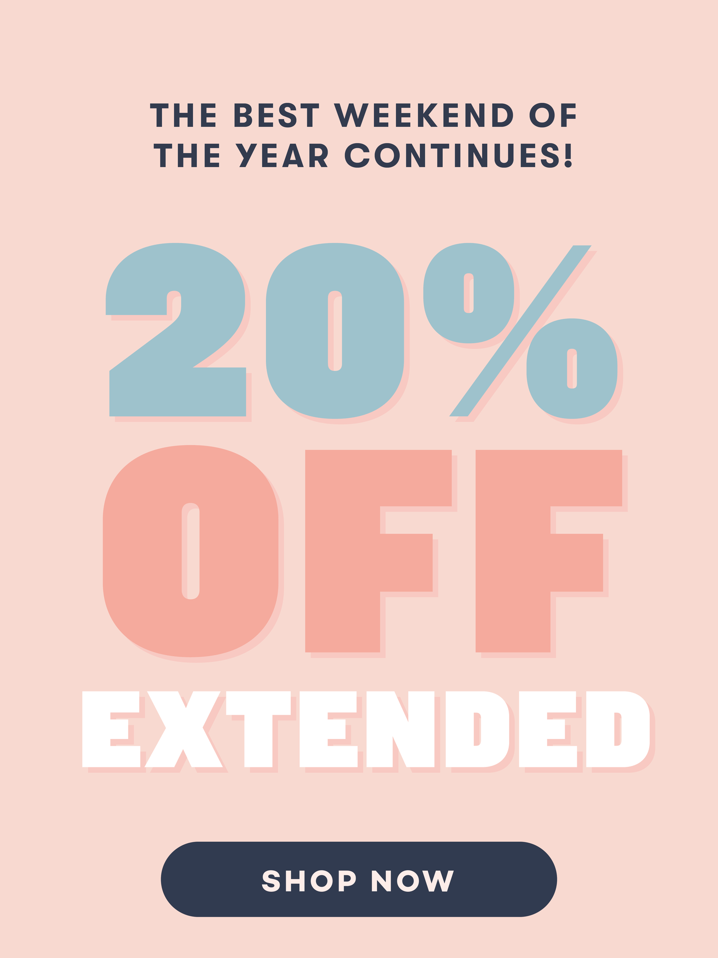20% off extended