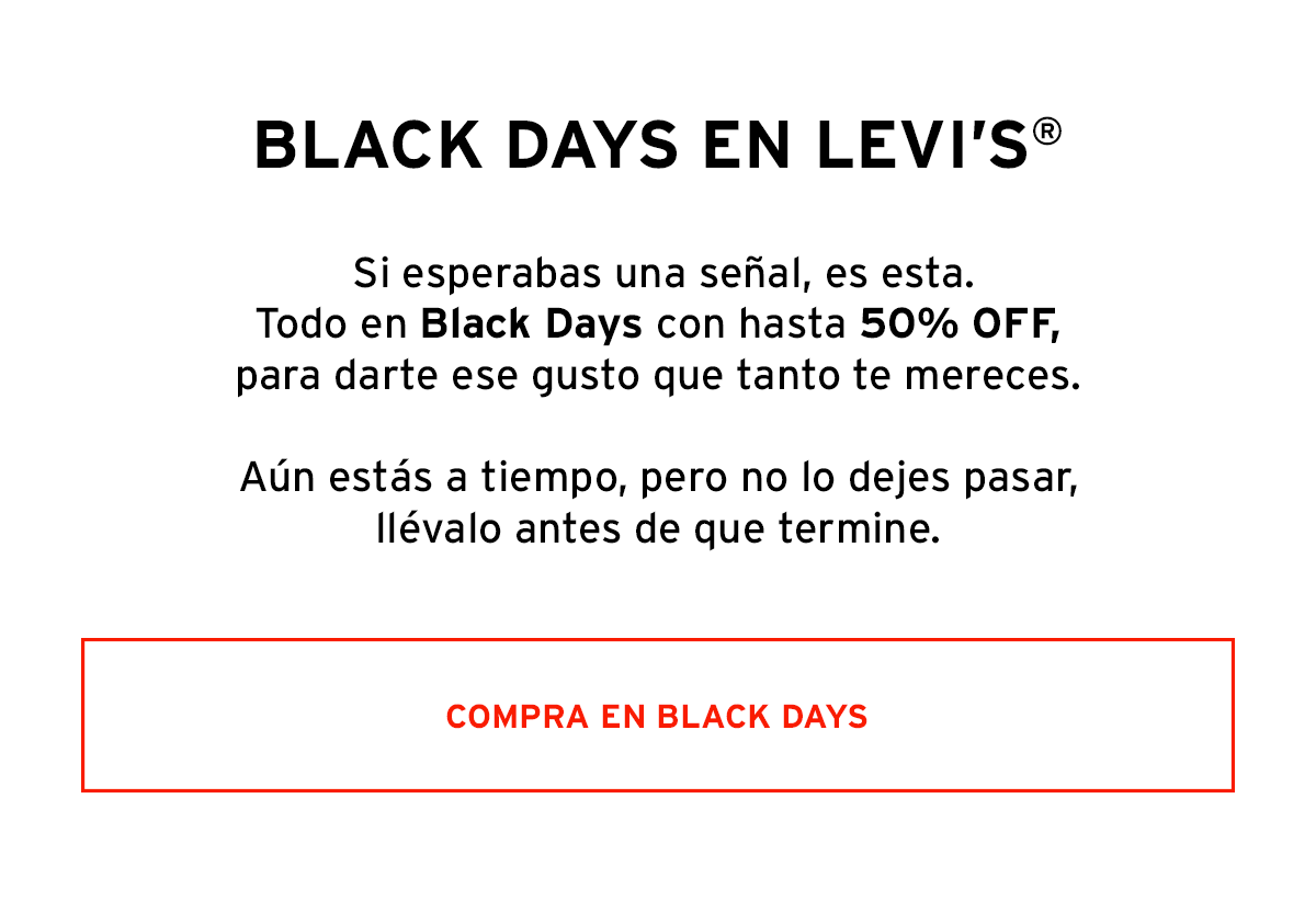 Black Days Levi's®