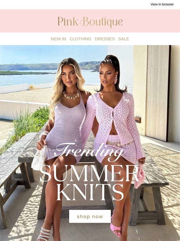 Trend Alert: Summer Knits 🔥😍