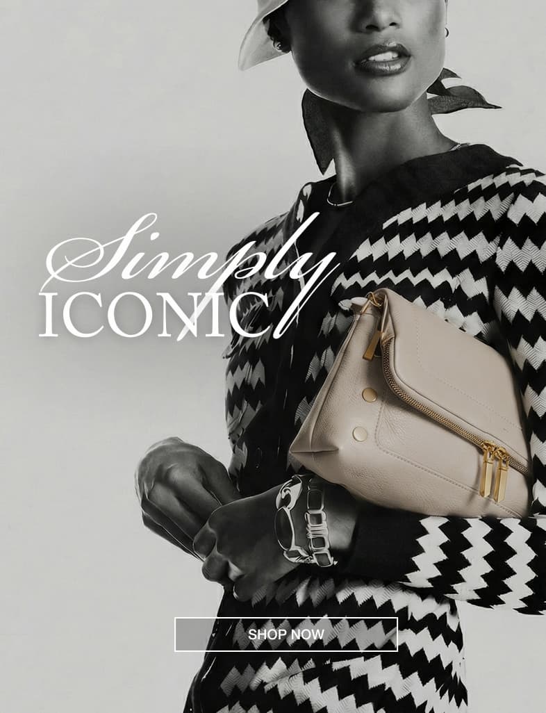 Simply Iconic. cTA: Shop Now.