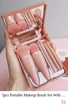 5pcs Portable Makeup Brush Set...