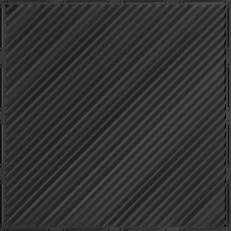 Tara Angled Pattern in Black Matte