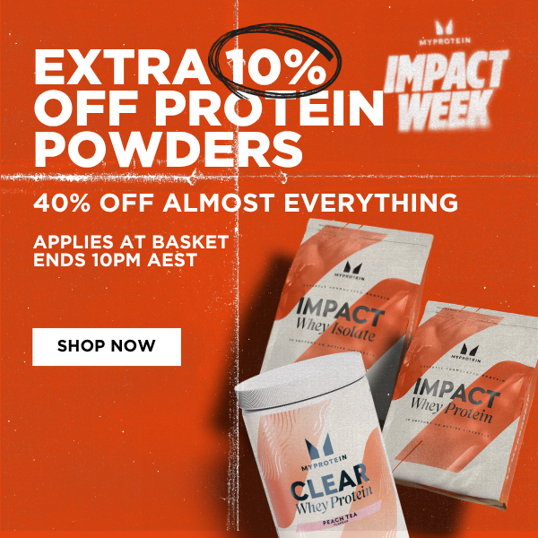 EXTRA 10% OFF PROTEINS