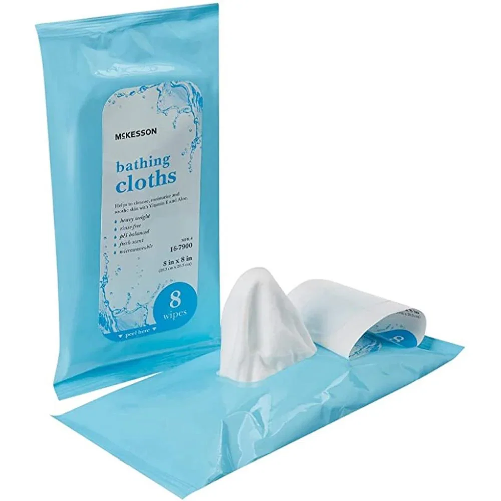 Image of McKesson Rinse-Free Bath Wipes