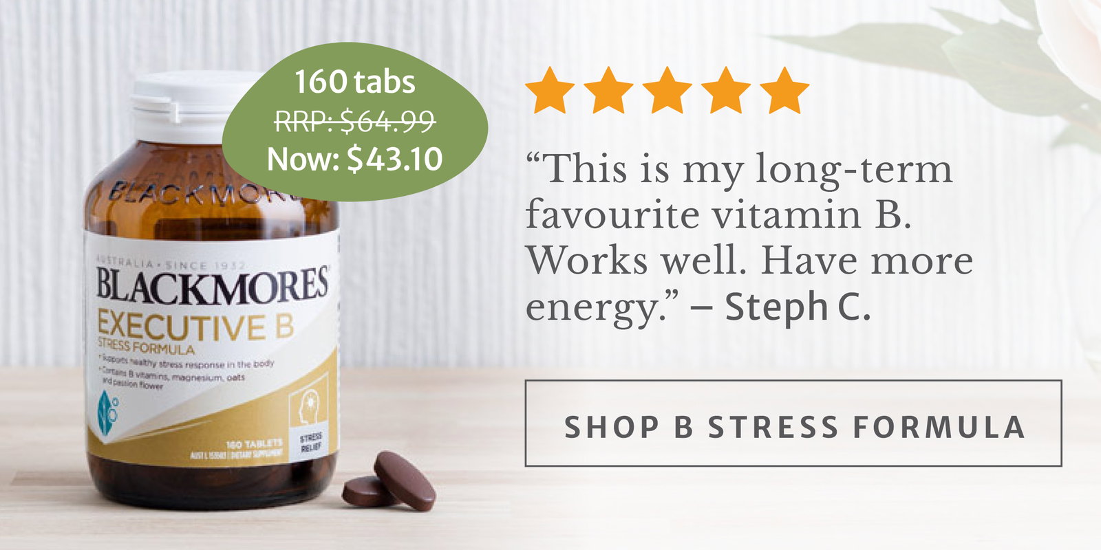 Shop Blackmores B Stress Formula