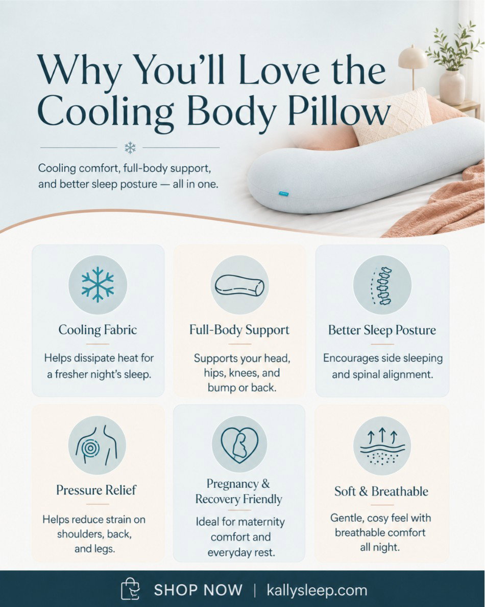 Cooling Body Pillow support