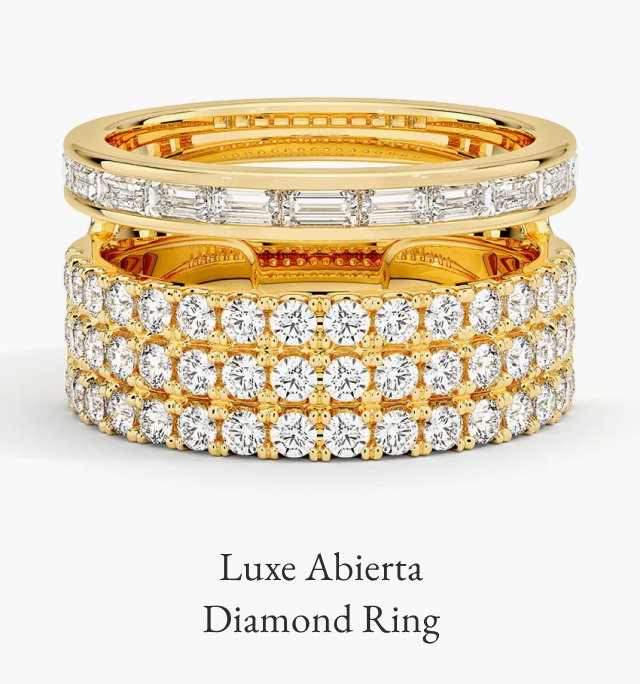 Luxe Abierta Diamond Ring 