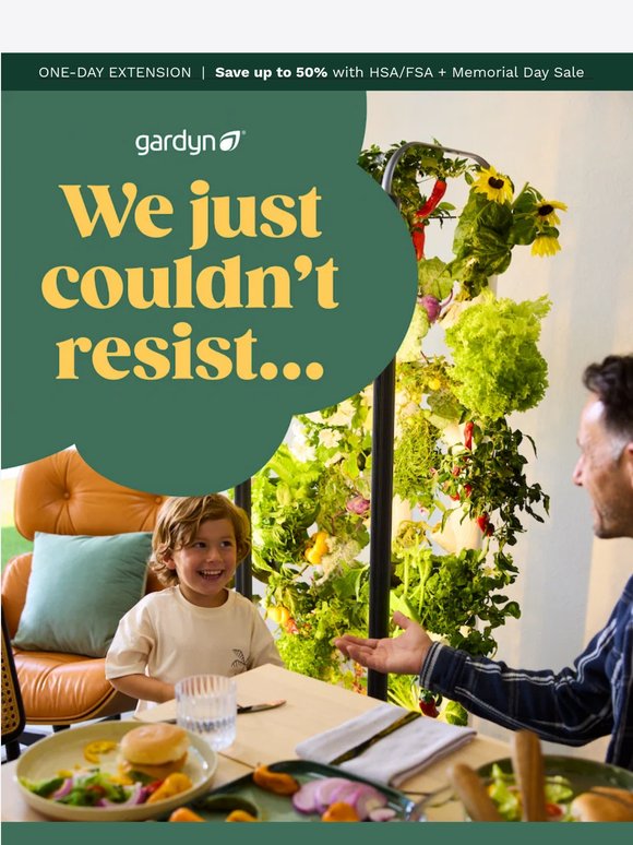 EXTENDED: Up to 50% off Gardyns