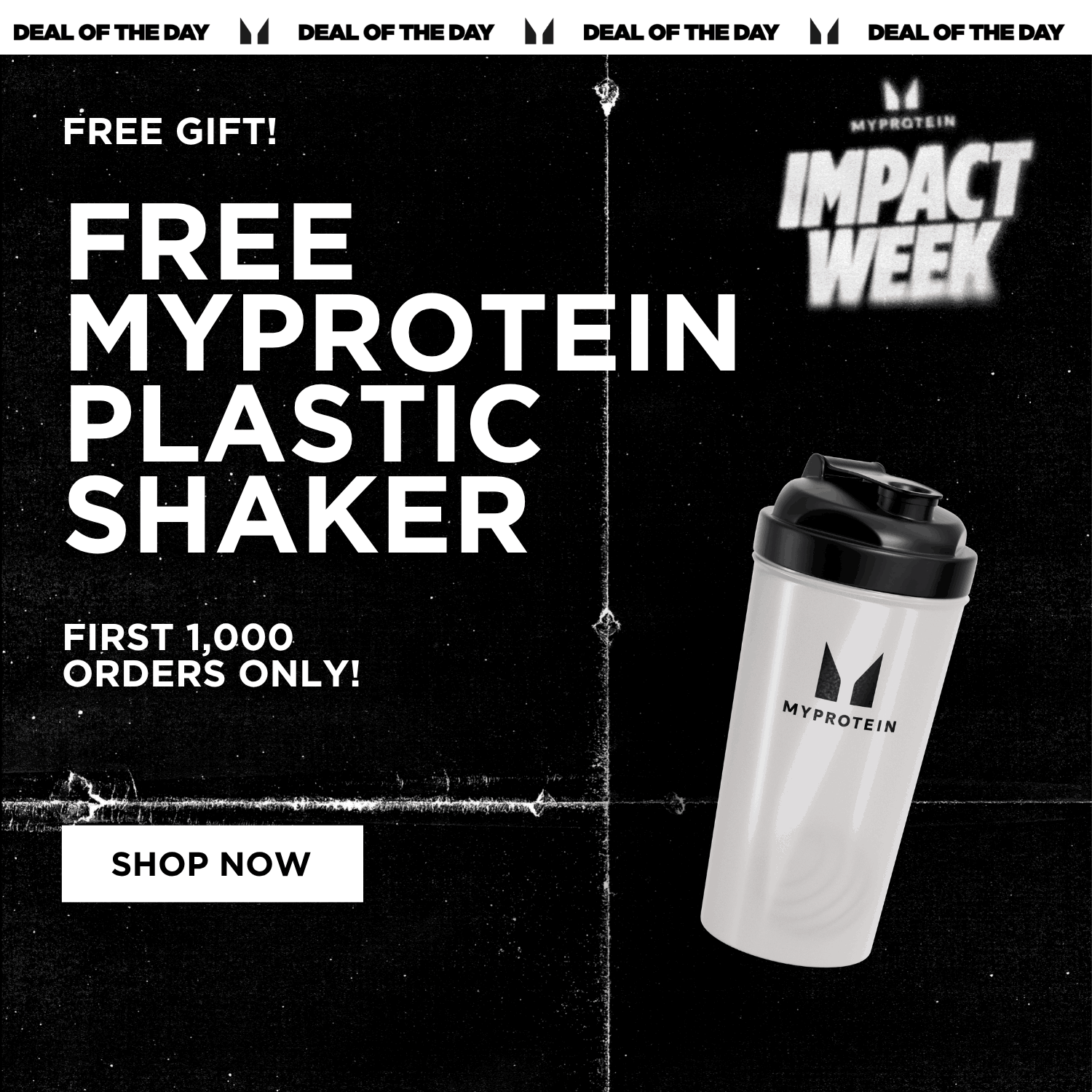 FREE MYPROTEIN SHAKER