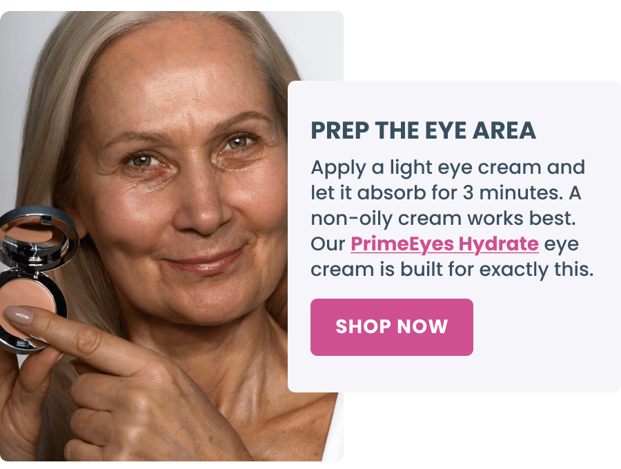 PREP THE EYE AREA