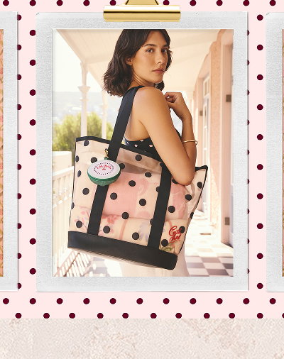 Cath Kidston Monochrome Mesh Beach Bag