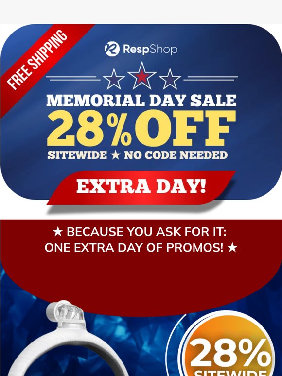 🎉 By Popular Demand: One More Day to Save