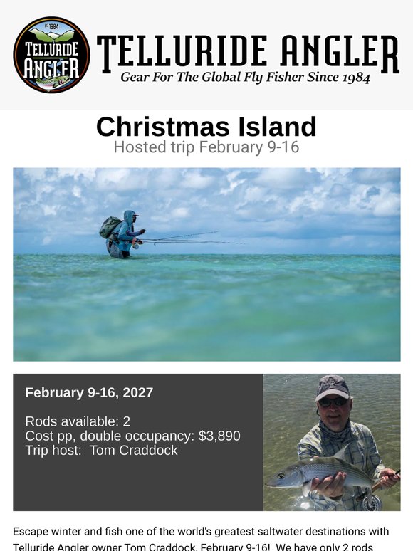 Join Telluride Angler on the Flats of Christmas Island | Feb 9–16