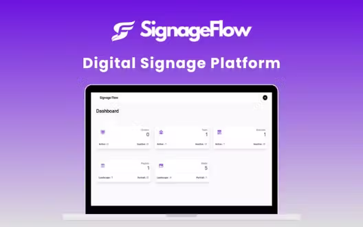 SignageFlow – Digital Signage Platform | Lifetime Access