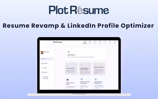 Plotresume – Resume Revamp & LinkedIn Profile Optimizer | Lifetime Access