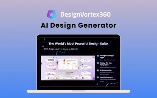 DesignVortex360 – AI Design Generator | Lifetime Access