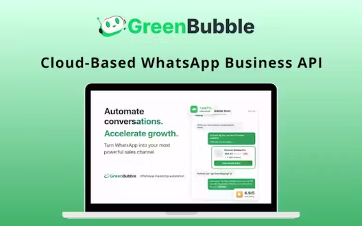 GreenBubble – Cloud-Based WhatsApp Business API | Lifetime Access