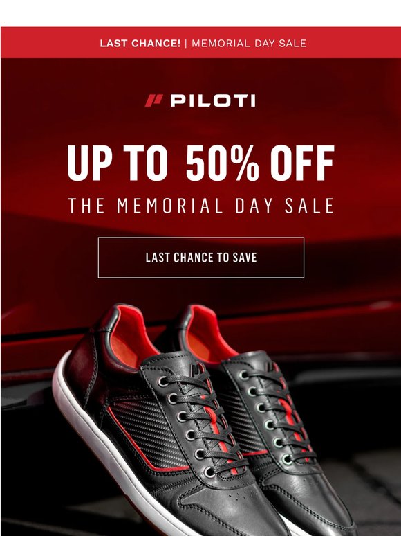LAST CHANCE for Memorial Day savings