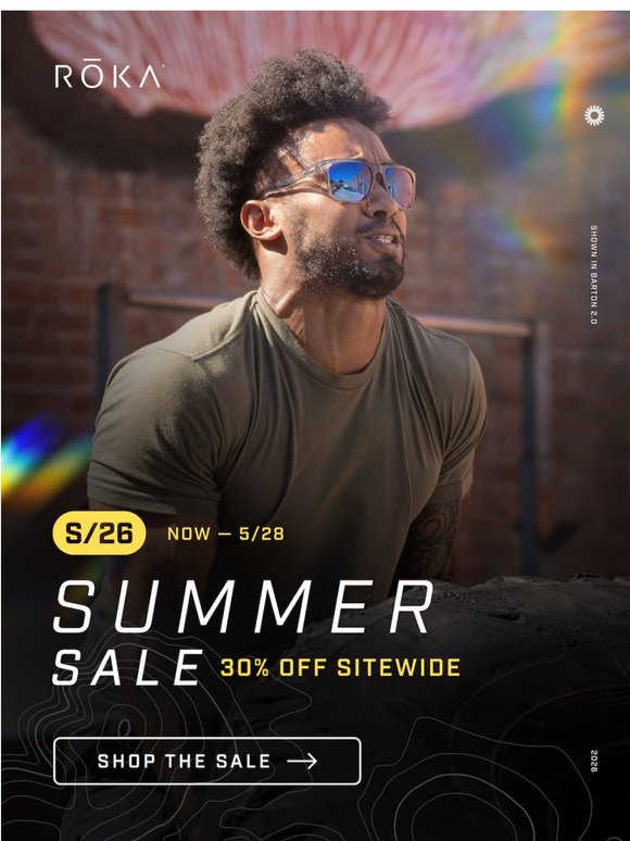 Ends Soon! 30% Off Sunglasses