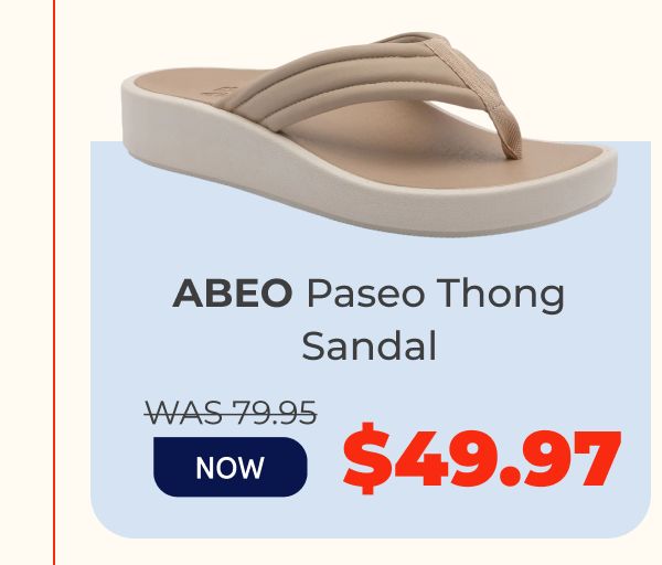 ABEO Paseo Thong Sandal