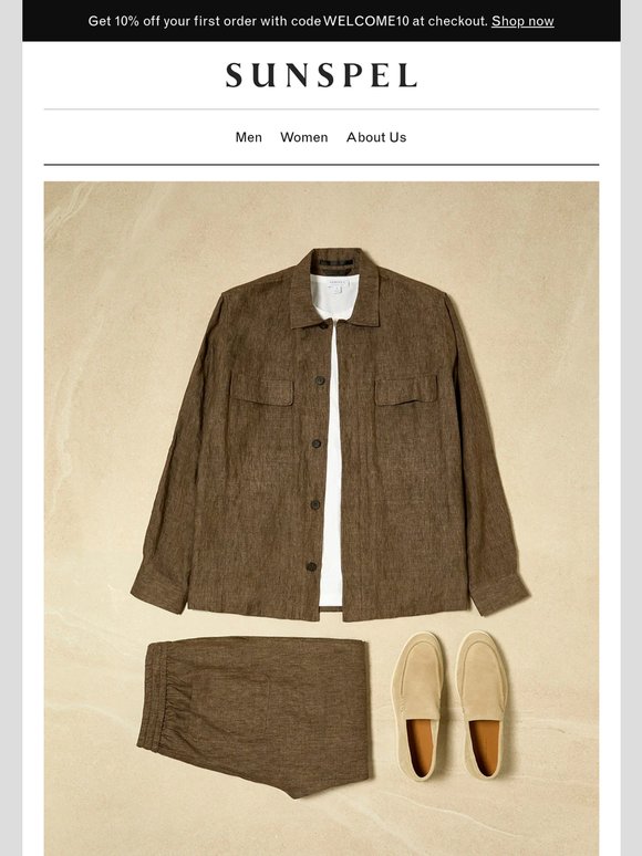 Our New Summer Linen Set