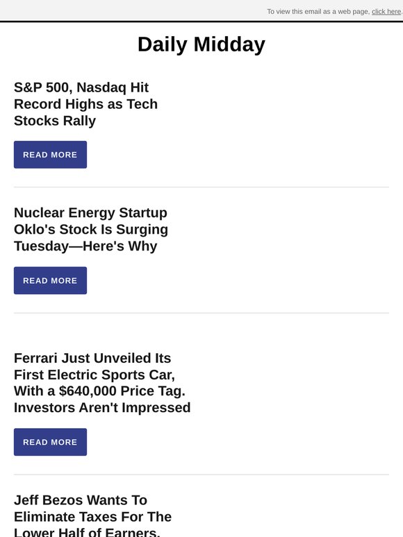 S&P 500, Nasdaq Hit Record Highs as Tech Stocks Rally