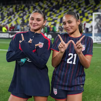 Q&A with Gisele Thompson and Alyssa Thompson.