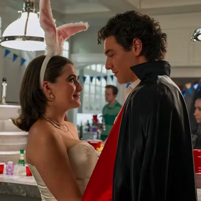 Hannah and Garrett in Off Campus. Photo via Prime Video