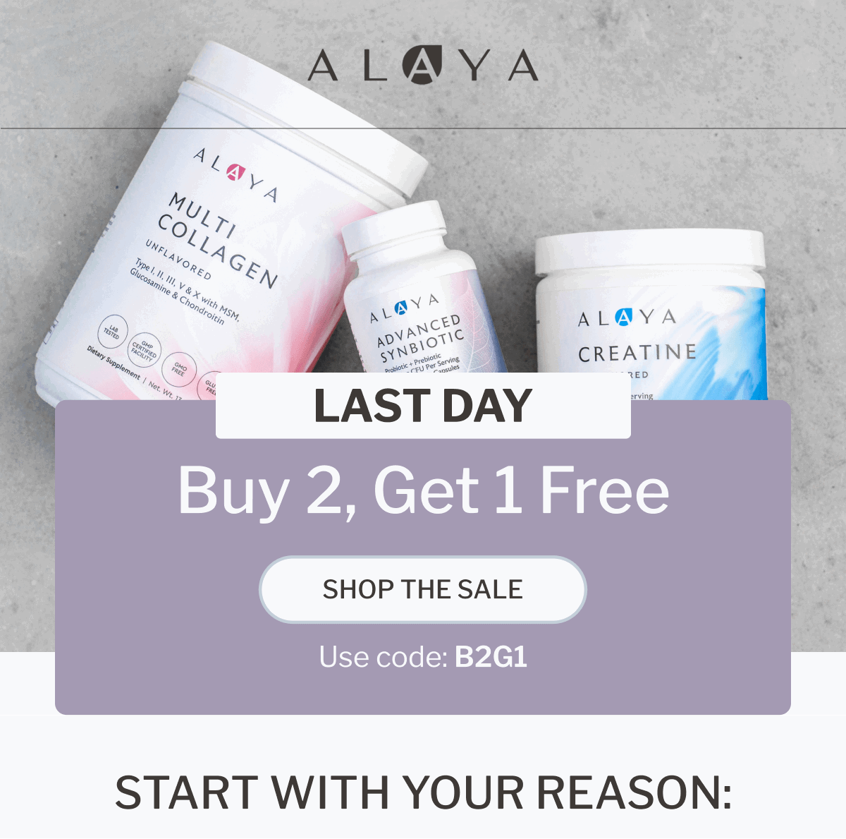 BUY 2 GET 1 FREE ends tonight!