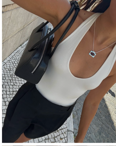 Mercer Bag Black Lizard