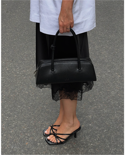 Mercer Bag Black Lizard
