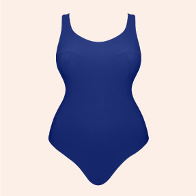 Deep Dive Non-Wired Swimsuit Cobalt Blue