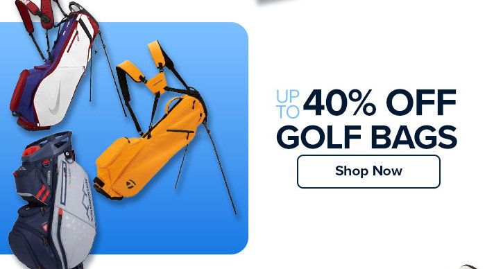 Up to 40% Off Golf Bags