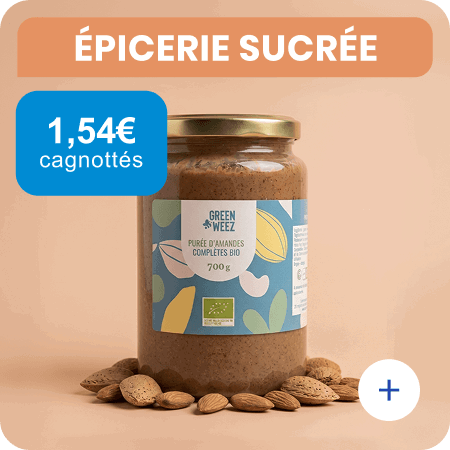 10% cagnottés sur l'épicerie sucrée