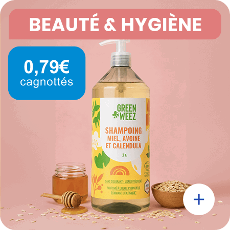 10% cagnottés sur la beauté et l'hygiène
