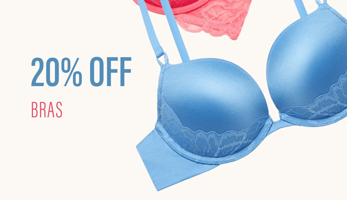 20% Off Bras