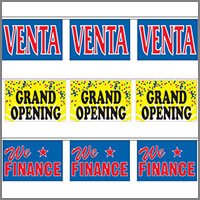 Commercial string pennants