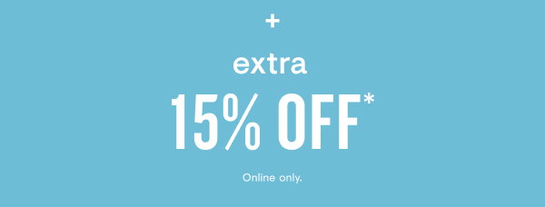 Extra 15% off