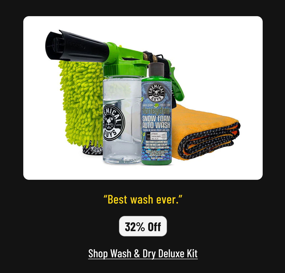 Wash & Dry Deluxe Kit