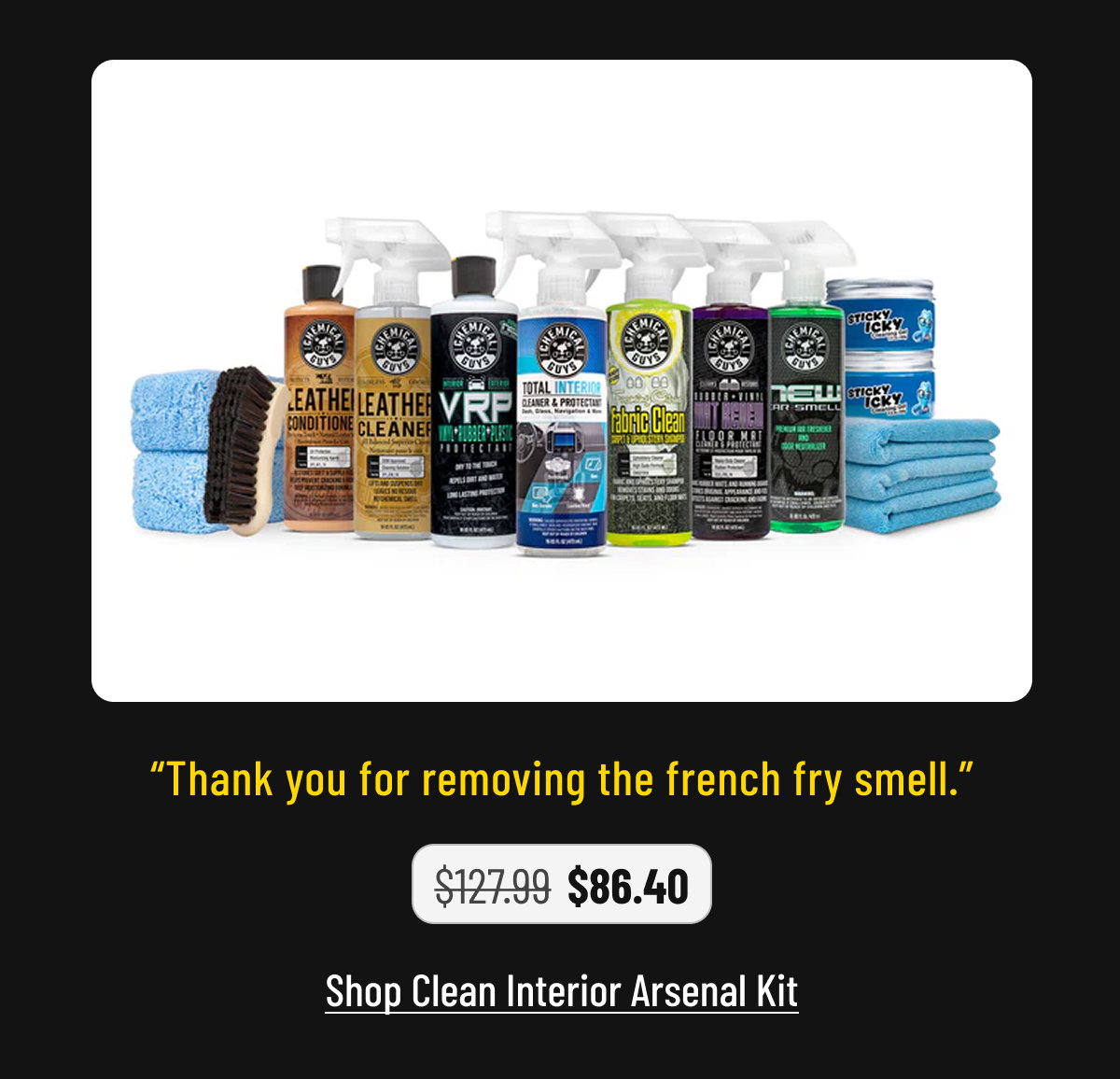 Clean Interior Arsenal Kit