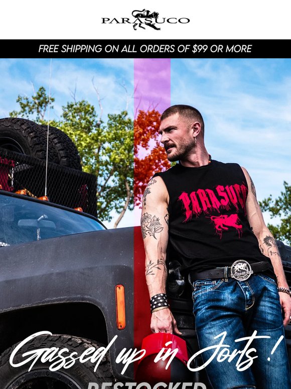 RESTOCKED by popular demand ! Shop Men's Jorts at PARASUCO.COM
