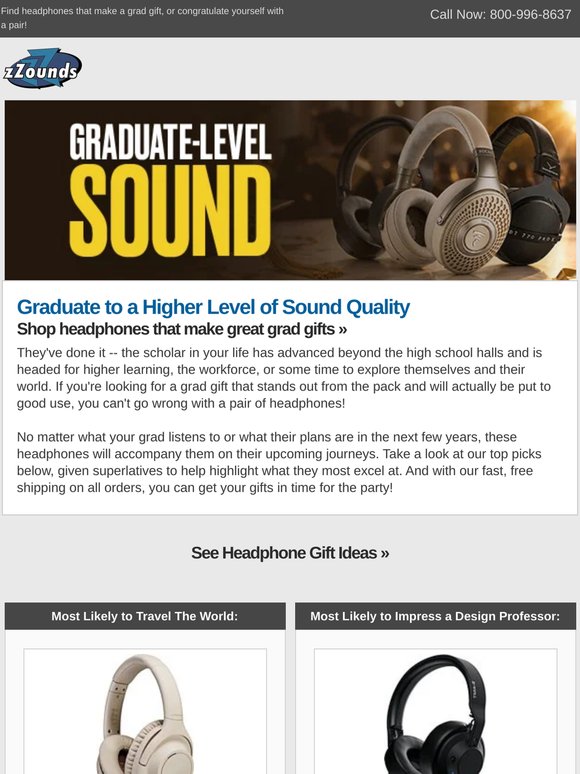 These Headphones Earned Summa Cum Laude Honors
