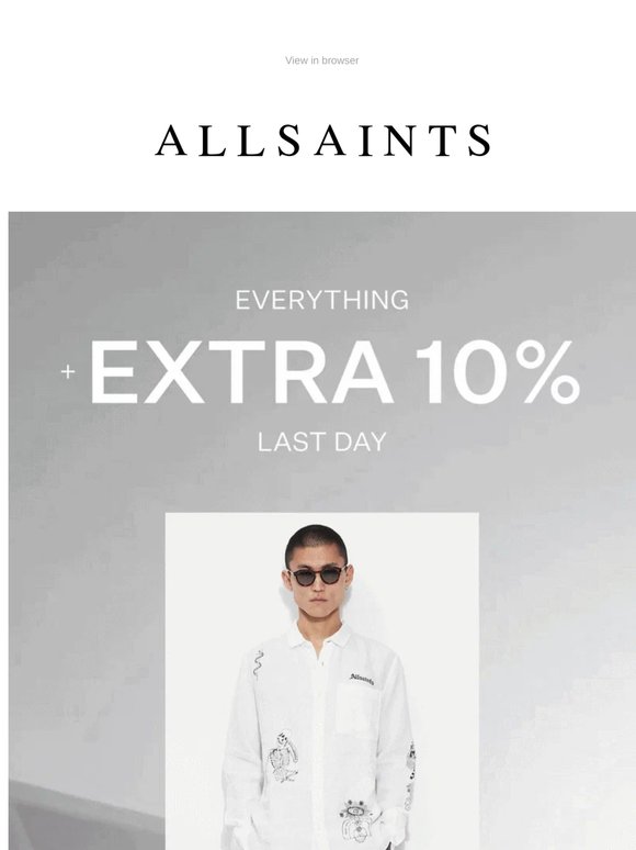Last Day: Up To 30% Off + Extra 10%