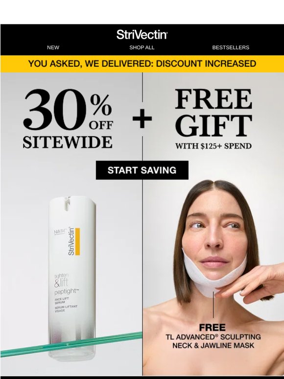 Say Goodbye to 30% OFF 👋