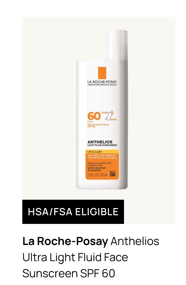 La Roche-Posay Anthelios Ultra Light Fluid Face Sunscreen Broad Spectrum SPF 60 (1.7 fl. oz.)