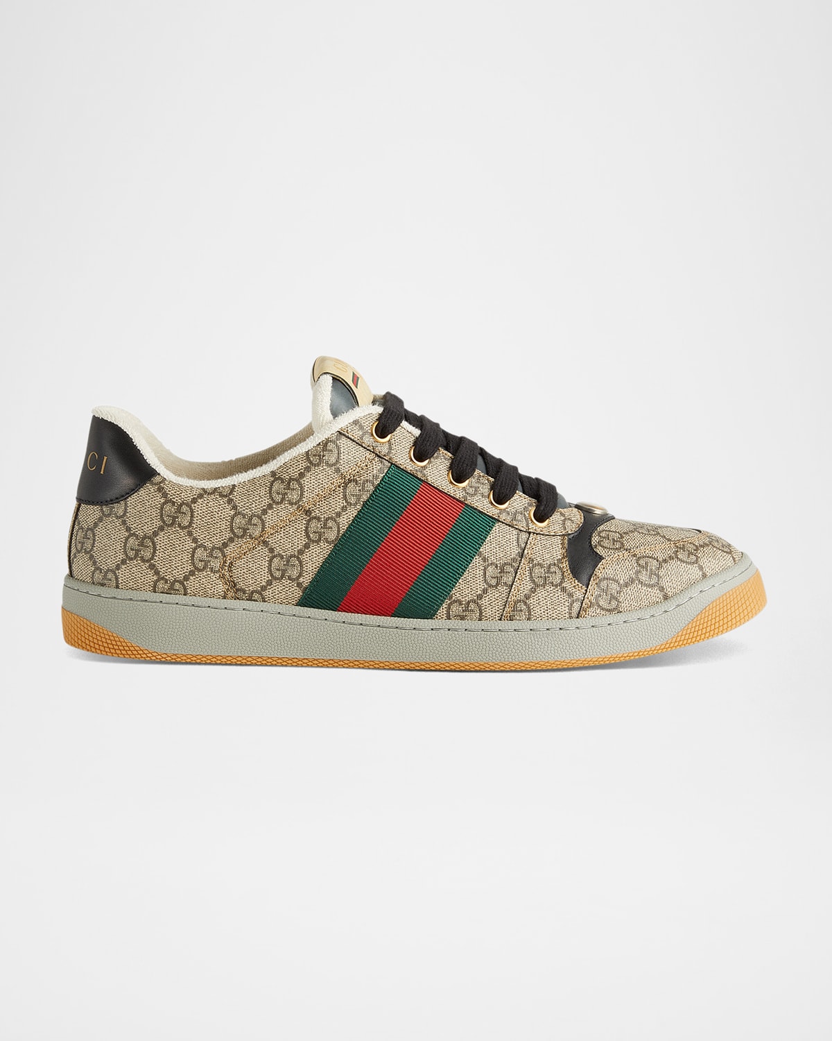 Men's Screener GG Canvas Low-Top Sneakers