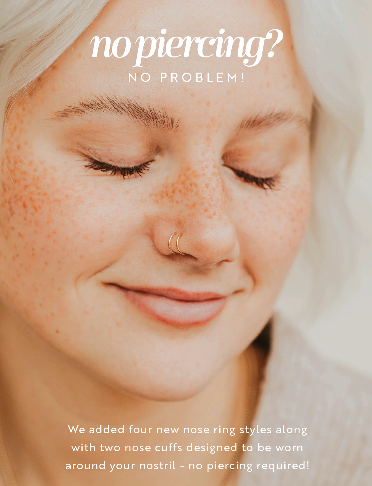 Nose rings are HOT for summer. Shop our growing collection > 