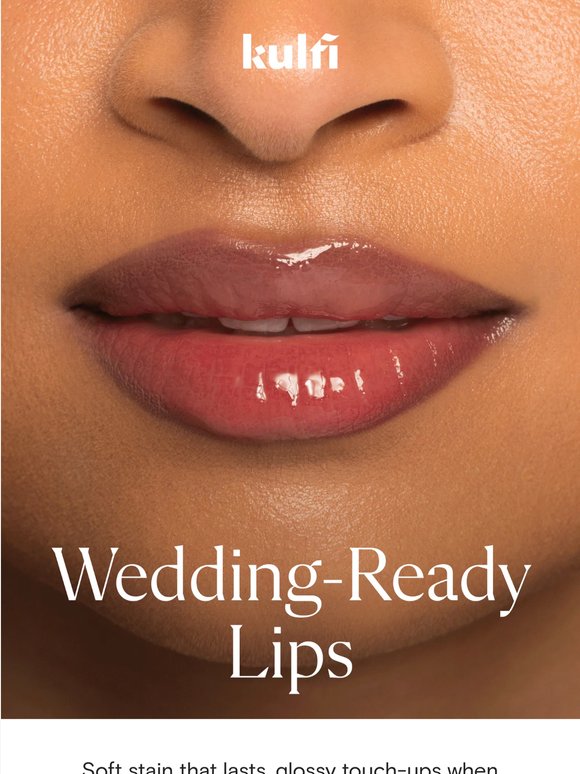 Wedding guest lips 💌