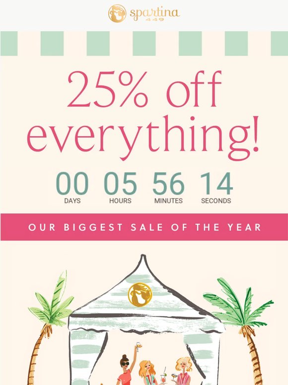 FINAL HOURS: Cabana Sale Ends Tonight